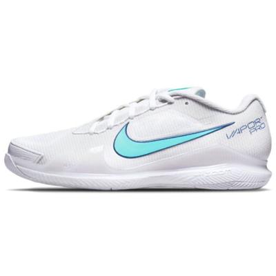 Court Air Zoom Vapor Pro White Dynamic Turquoise Мужские кроссовки Light-Bone Deep-Royal-Blue CZ0220-141