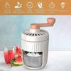 Shaved Ice Machine - Hand Crank Slushie Maker Machine with Free Ice Cube Tray Portable Snow Cone Machine with Stainless Steel Blades for Ice Cream / S