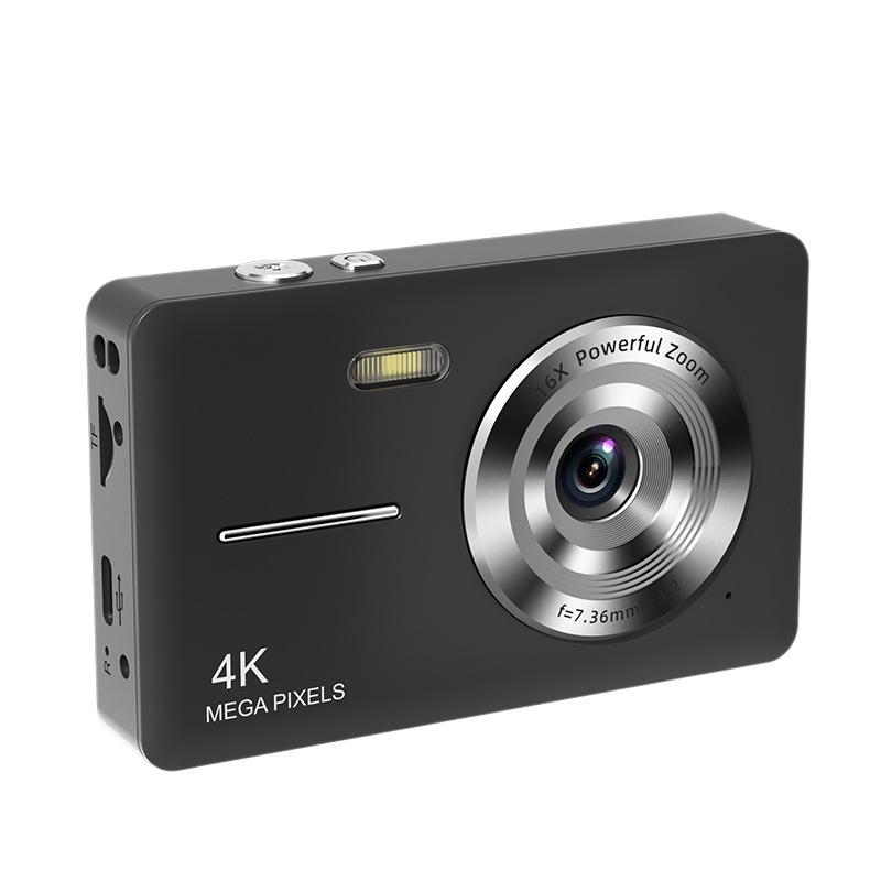 Мини-портативная камера 4K HD с 16-кратным цифровым зумом и фильтрами красоты