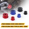 Алюминиевый комплект втулок троса переключения передач Для Honda Civic 2002 2003 2004 2005 Si EP3 Для Acura Rsx Type S 2002-2006 Автомобильные аксессуары