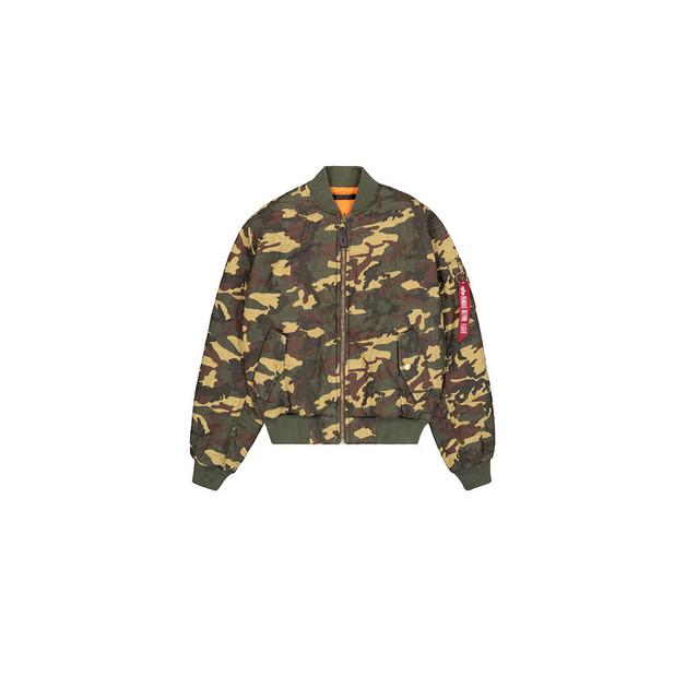 Куртка Alpha Industries MA-1 Стеганый камуфляжный бомбер