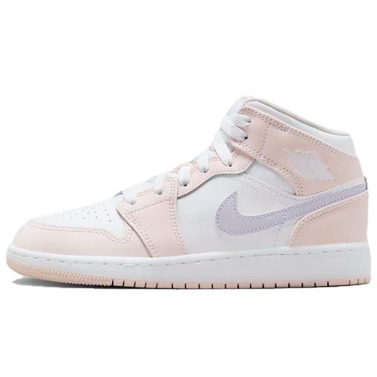 Jordan Air Jordan 1 Амортизация Устойчивая к истиранию Амортизация, Износостойкие Средние Винтажные Баскетбольные Кроссовки Женские FD8780-601(Team40-S-BOX)