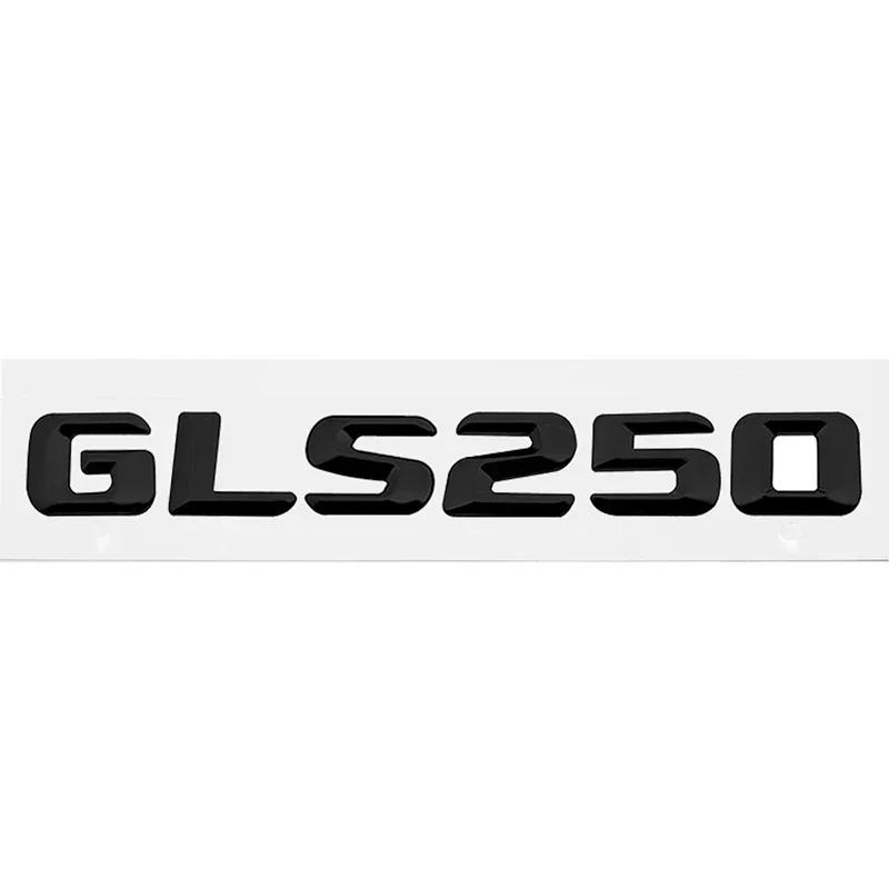 Car Rear Sticker Alphabet Trunk Badge Decal Exterior for Mercedes Benz GLS200 GLS250 GLS260 GLS300 GLS320 GLS350 Accessories BC2
