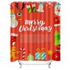 Tu Рождественская Занавеска для Душа Merry Xmas Праздничный Декор для Ванной Водонепроницаемый Фермерский Рустикальный Декор для Дома Праздничный Подарок Festiv