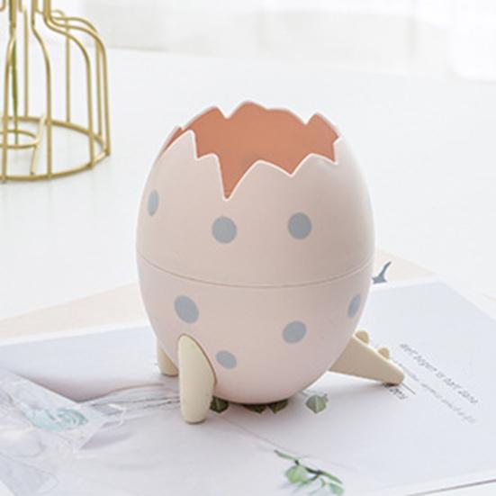 Подставка для ручек в виде яйца динозавра, съемный ящик для хранения канцелярских принадлежностей, практичный органайзер для стола для ручек