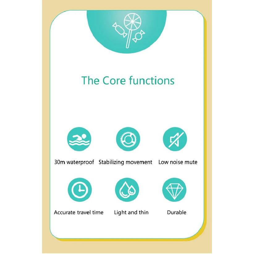 UTHAI Детские часы Спортивные Милые Принт Карта Плавание Водонепроницаемые Будильник Мальчики и Девочки Студенческие Детские Электронные Часы