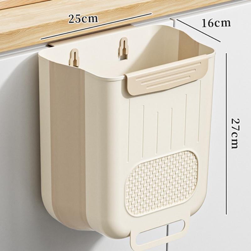 Кухонный настенный складной мусорный бак, бытовой шкаф, подвесная корзина для хранения мусора, креативная подвесная корзина для мусора