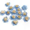5pcs DIY 4cm Retro Fake Flowers Artificial Floral for Headdress Handbag Hat Sew