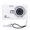 Digital Camera 50MP 4K High Definition 16X Digital Zoom 2.4 Inch IPS Screen Anti Shake Compact