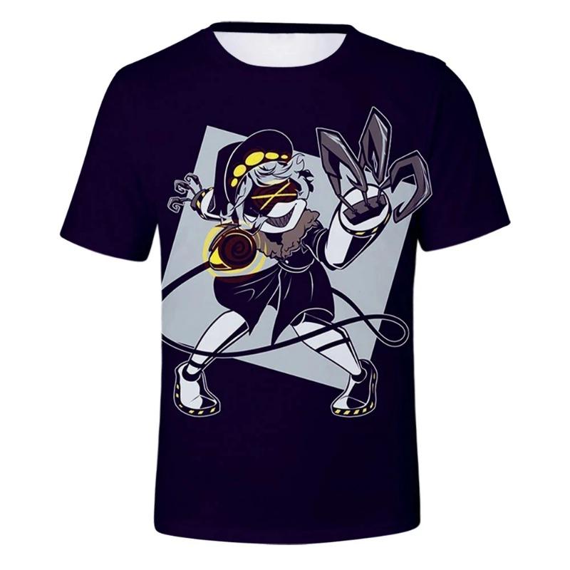 Футболка с рисунком аниме, 3D-принт, уличная одежда, мужская мода, свободный топ с короткими рукавами