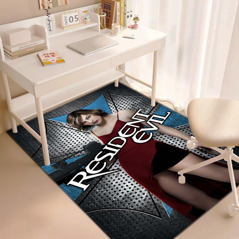 Sci-Fi game Resident Evil, Umbrella Corporation, soft carpet, home living room, office chair pad, door mat, door mat carpet U1