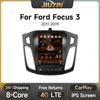 JIUYIN 2 Din 9.7" Android 13 Carplay Автомагнитола для Ford Focus 3 Mk 3 2011 2012 - 2019 Мультимедийный плеер 2Din GPS Автомагнитола DVD