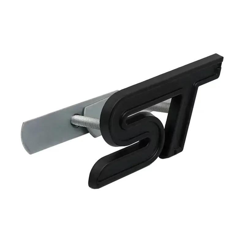 3D металлическая эмблема ST на переднюю решетку радиатора, наклейка на заднее крыло багажника автомобиля для Focus Mondeo Fiesta Edge Escort MK2 MK3 MK4 MK5 MK7