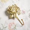 Heart Shaped Rose Resin Hook Multi-function Single Hook Home Decoration