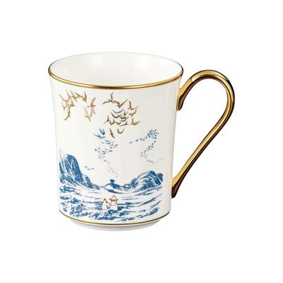 Кружка Noritake 395 куб. см Муми-папа Муми-тролль отправляется в море 1 шт. Белый костяной фарфор TG93656/N-091L