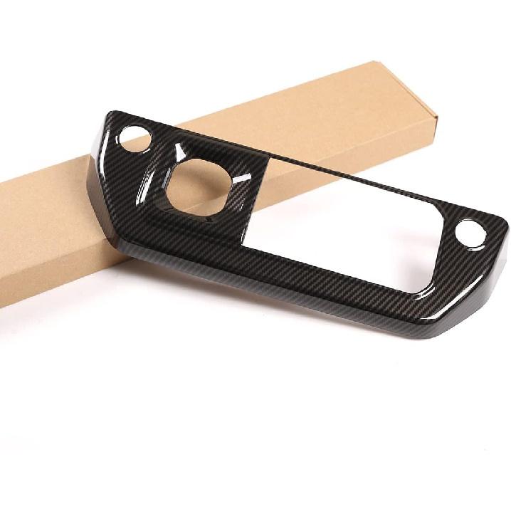 PIUGILH Car Center Control Panel Frame Cover & Air Conditioning Switch Panel Inner Trim Accessories for Land Rover Defender 110 2020 2021 2022 2023