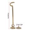 2pcs Brass Hook and Eye Latch 6.9 Inch Barn Door Latch Wind Brace Window Latches  Window