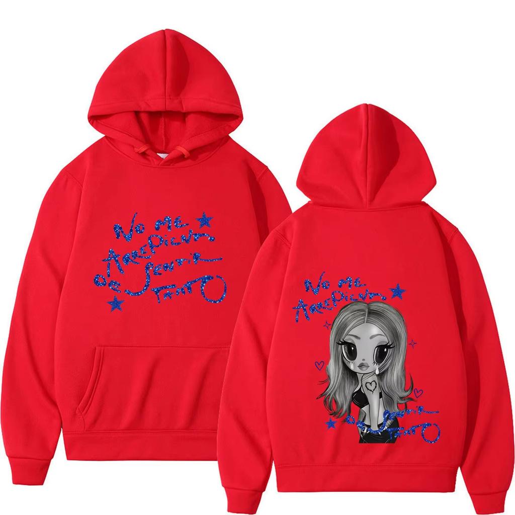 Hot Sale Karol G No Me Arrepiento De Sentir Tanto Album 2026 Hoodie Men Women Harajuku Vintage Printed Sweatshirt Trendy Streetwear for Daily Looks