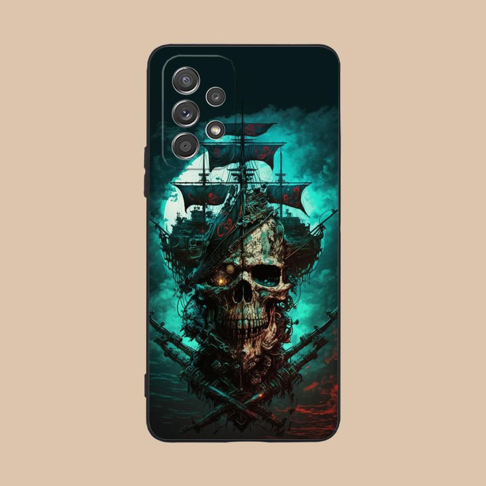 Пиратский Корсар Чехол для Мобильного Телефона для Samsung Galaxy M55 54 42 35 34 33 32 23 22 15 14 13 12 F55 5G Цветной Чехол Роскошный Красивый