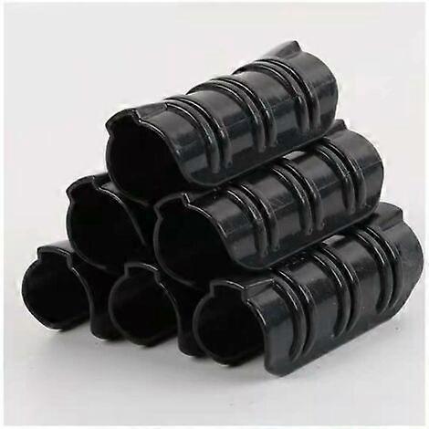 20pcs Greenhouse Plastic Film Pipe Clips, Fixed Pipe Clips Garden Shade