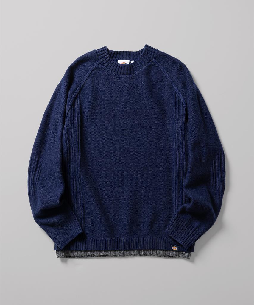 DICKIES Layered Pullover Knit Navy
