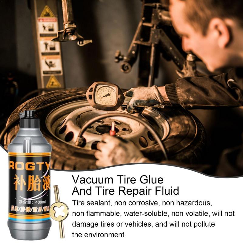 400 мл герметик для шин, комплект для ремонта шин, неразрушающий, экологически чистый, быстроразъемный для малых и средних колесных дорожных транспортных средств
