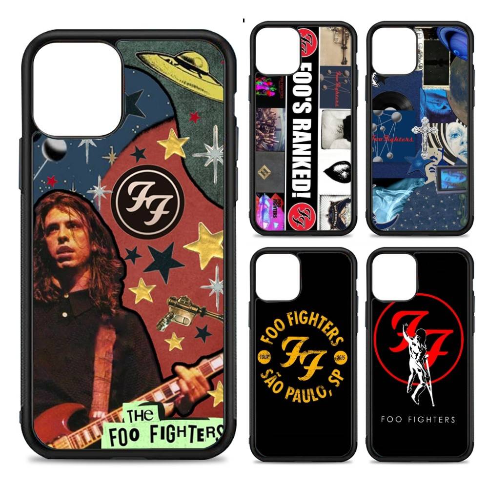 Чехол для телефона F-Foo F-Fighters Classic Rock для IPhone 17 16 15 14 13 Plus 12 11 Pro Max PC+TPU Задняя крышка