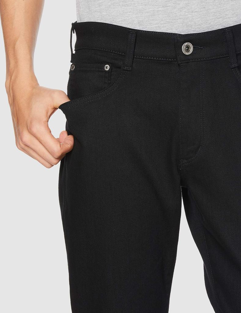 Джинсы, трикотажные изделия, прямые джинсовые брюки, эластичные, JMH03, черные, M [Edwin] мужские