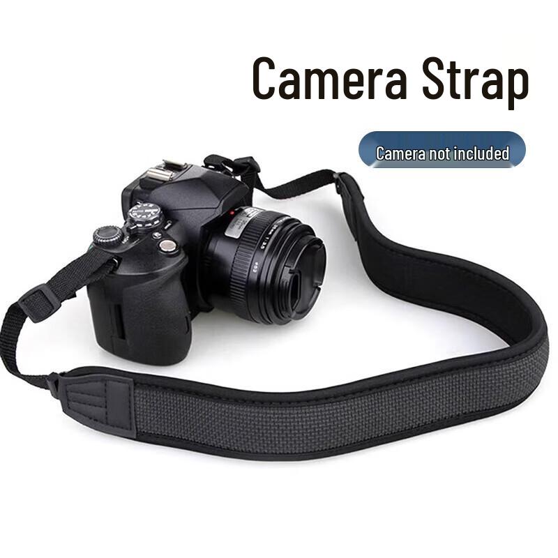 Универсальный ударопоглощающий ремень для DSLR/беззеркальной камеры - Мягкий, удобный, широкий и эластичный для шеи/плеча