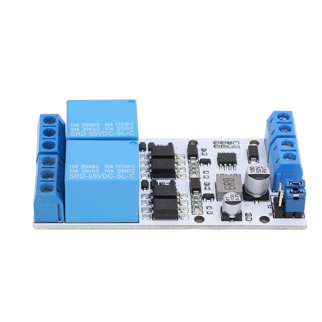 Adjustable GPIO Relay Module with Optocoupler 2 Channel PCB 5V To 32V High Low Level Trigger GPIO