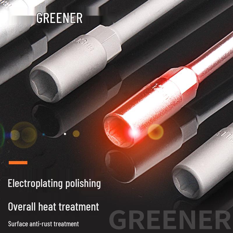 Green Forest T-Bar Hex Socket Wrench 6-19mm for Car & Motorcycle Repair