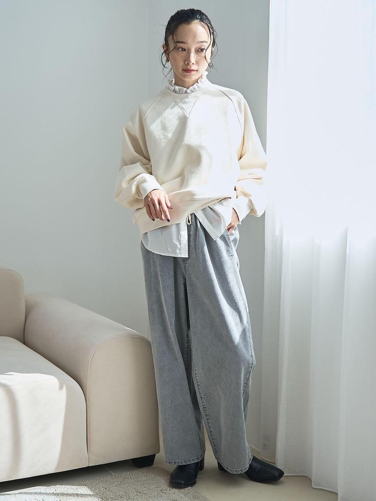 Широкие джинсы Cohen из хлопка, вискозы и денима, 76406000010 7970 темно-синий (79), Размер L, Популярный серый цвет, Снова в наличии онлайн!