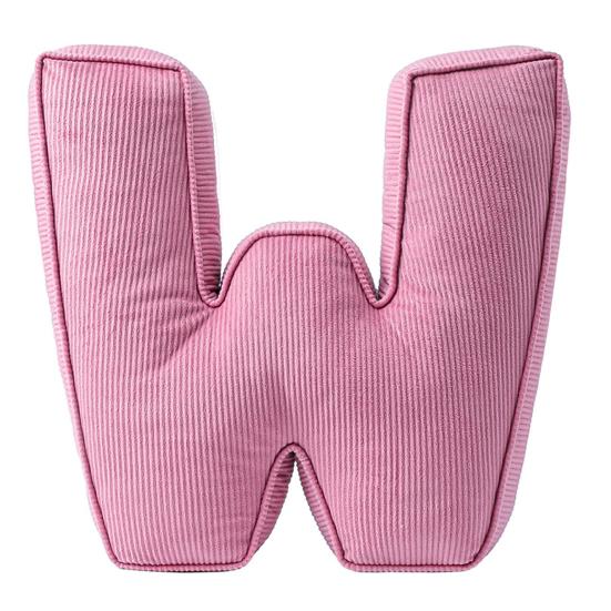 Розовая вельветовая подушка-буква от A до Z, английский алфавит, декоративная подушка для дивана, спальни, гостиной