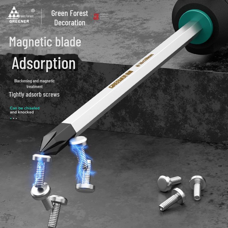 Набор промышленных отверток Green Forest Master с плоской головкой и крестовой головкой