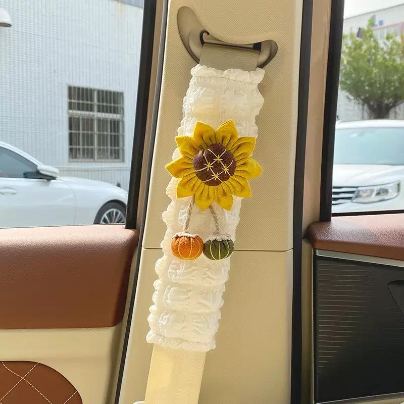 Seat Belt Shoulder Cover Car Car Safety Belt Anti-strangle Soft Shoulder Belt Auto Supplies