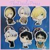Стильный акриловый брелок Yuri On Ice Аниме Мерч Унисекс Аксессуар для ключей