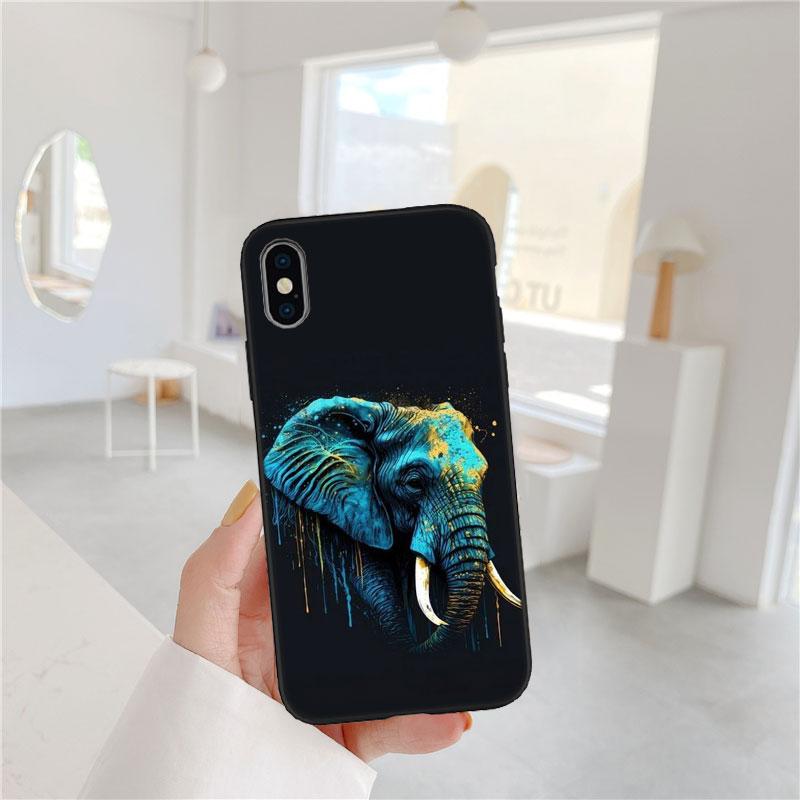 FM2 Animal Elephant Soft Shell Phone Case for Xiaomi Xiaomi Poco M4 M5 M6 M7 X3 X6 X7 F8 Ultra Pro GT NFC