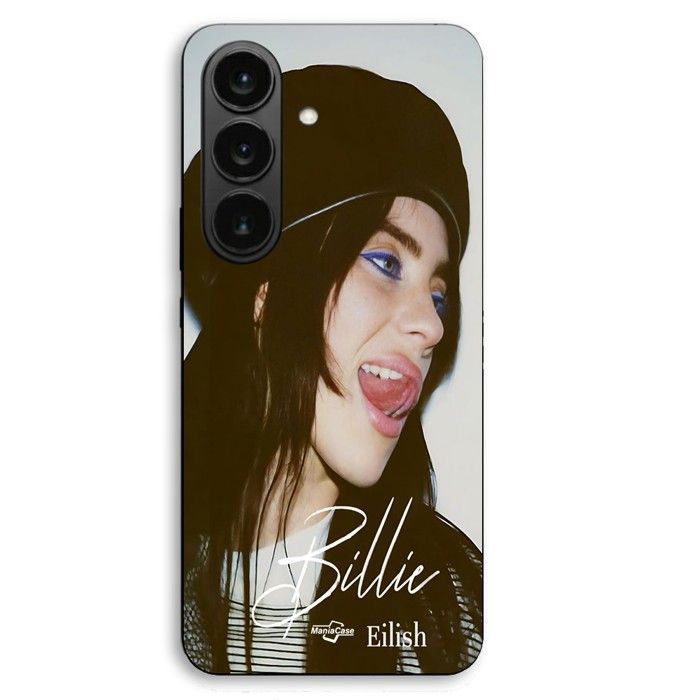 Coque de téléphone - MANIACASE - Samsung Galaxy S26 Plus - Noir - Silicone TPU - Billie Eilish