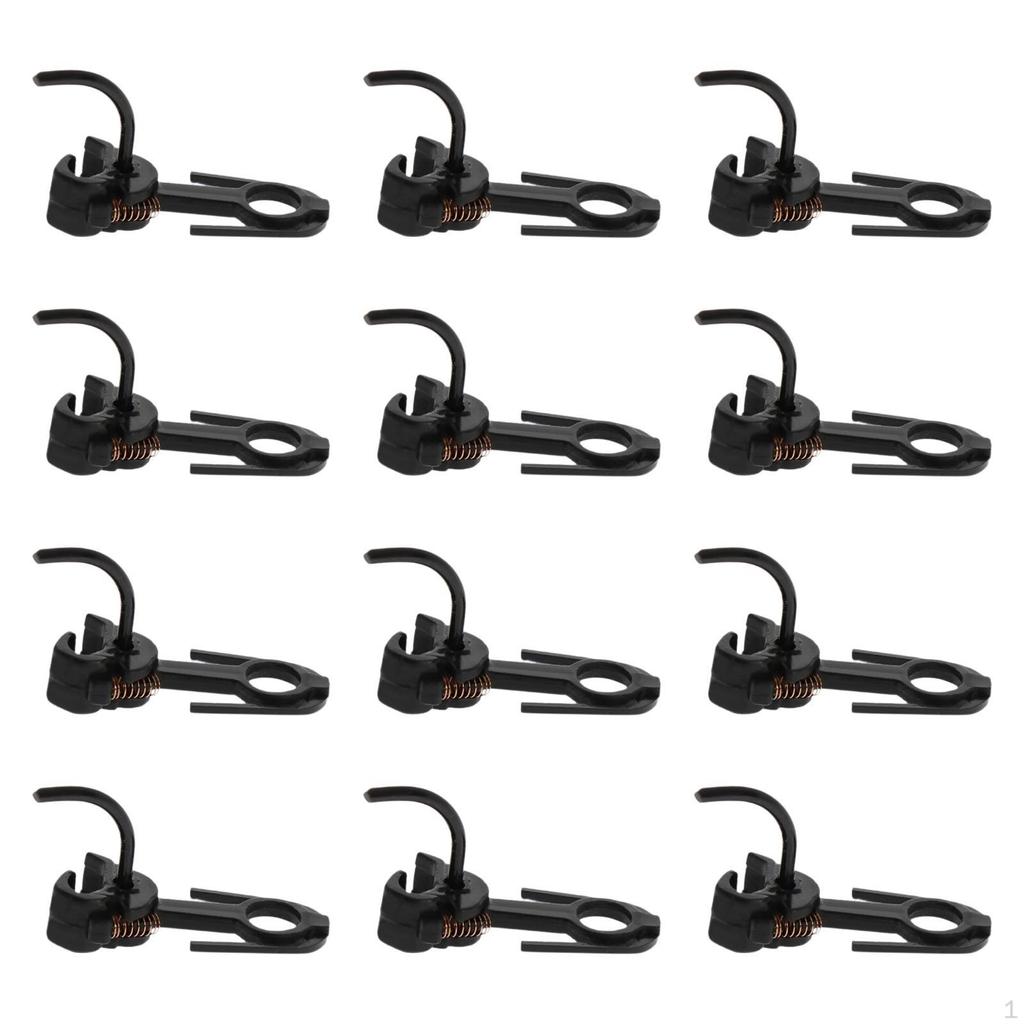 12 Pieces Train Coupler Hook Hobby Accessory Professional Towing Model Railway Parts for