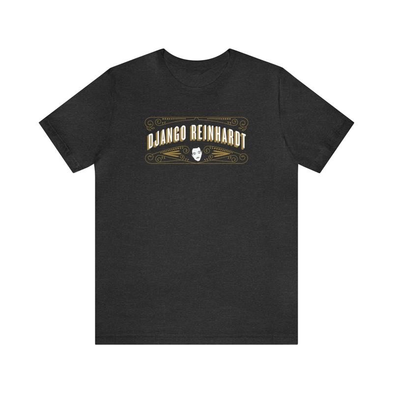 Django Reinhardt Panoramic Gypsy Jazz Guitar Tshirt