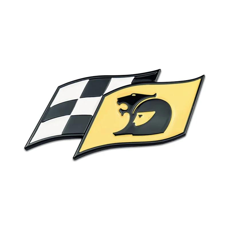 Car Front Grille Emblem Tail Box Metal Bagde Sticker