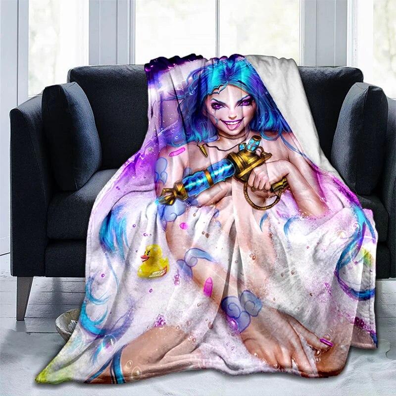 Hot Body Anime Sexy Girl Modern Blanket Flannel Soft Plush Sofa Bed Throwing Cartoon Blankets for Beds Gifts Dropshipping