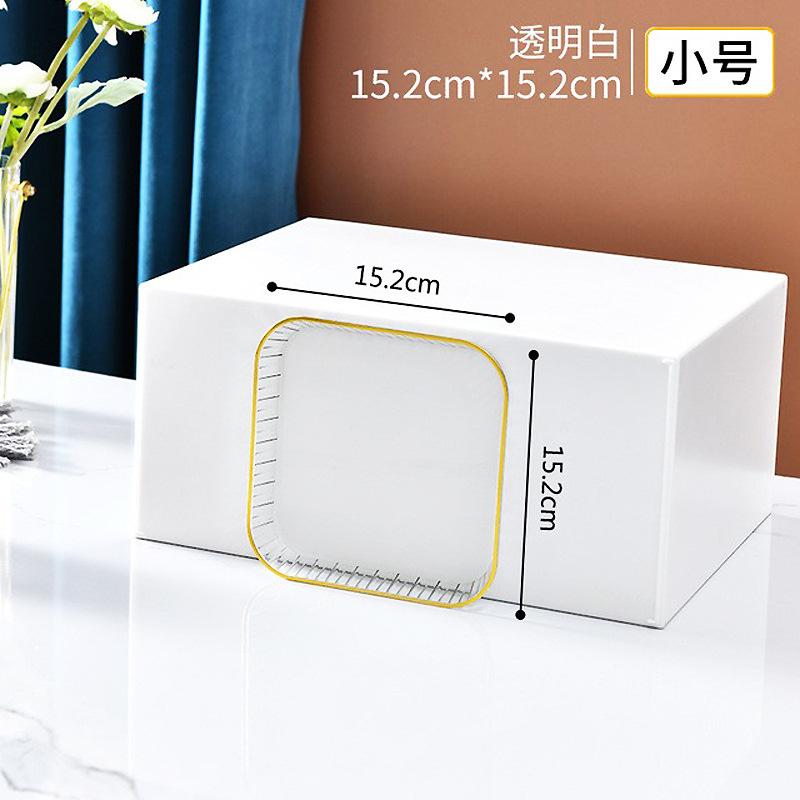 Пластиковый поднос Nordic Phnom Penh, прозрачный прямоугольный поддон, большая тарелка, принадлежности для хранения чая, напитков, продуктов, поднос для гостиничного обслуживания