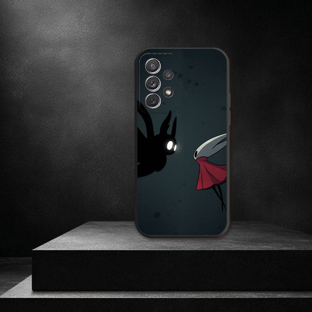 Cool H-Hollow Knight new Phone Case For Samsung S 26,25,24,23,22,30,21,10,9,Ultra,Plus,Lite,FE,4,5G Black Soft Case