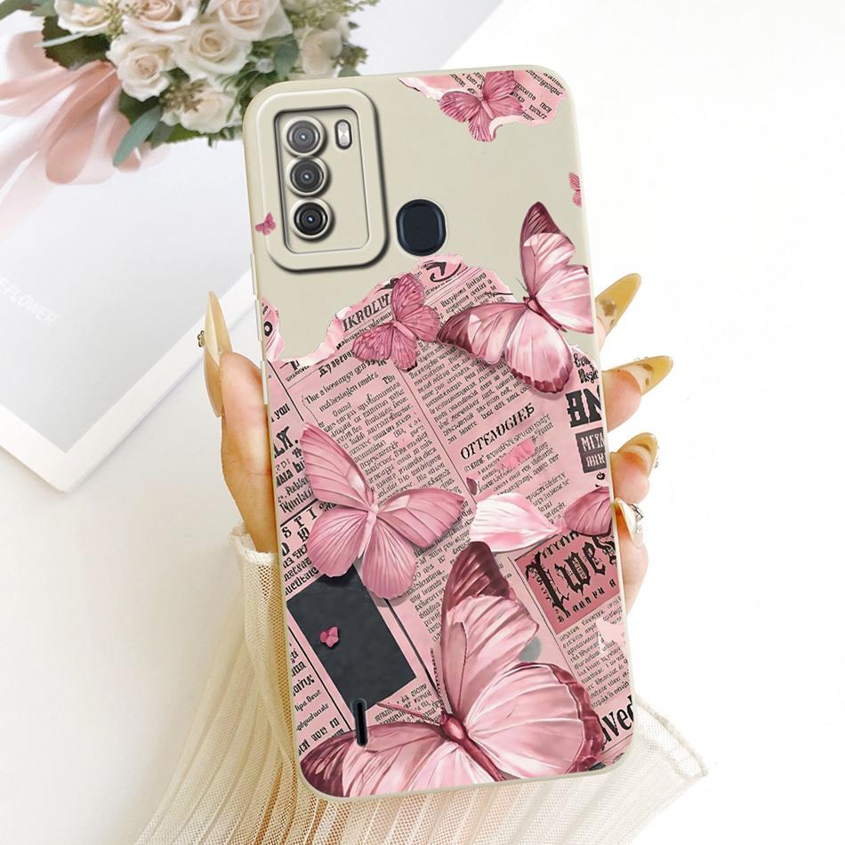 For Itel S16 Vision 1 Pro Fashion Dusk Beach Painting Phone Case For Itel Vision 1 Pro ItelS16 Soft Silicone Cover Bumpers