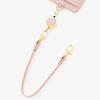 Afternoon Tea LIVING HQ43 Leather Cord Reel Pass Case with Flower Charm / Afternoon Tea PREMIUM, Pink
