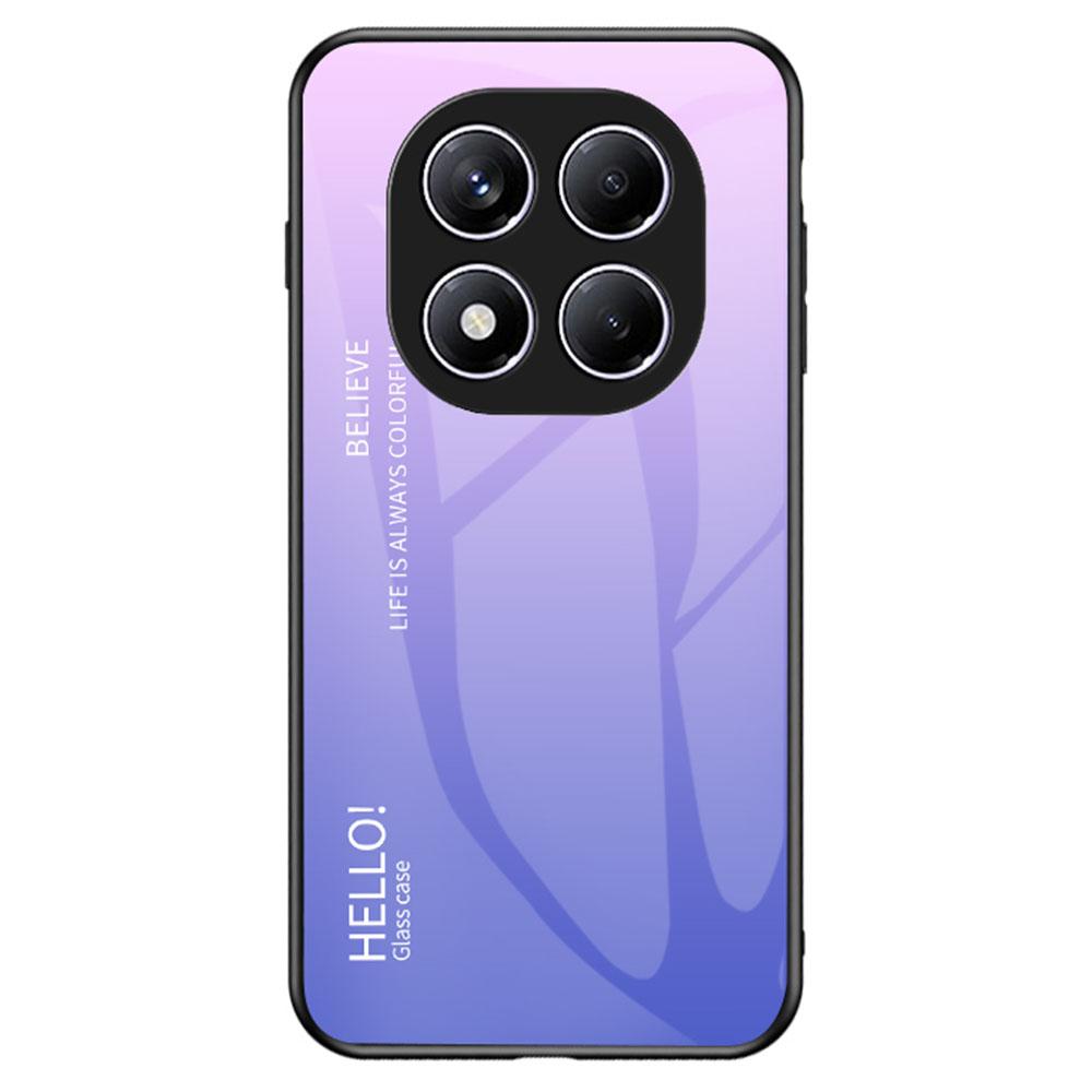 For Xiaomi Redmi Note 14 Pro 4G Case Anti-Scratch Tempered Glass+PC+TPU Phone Cover