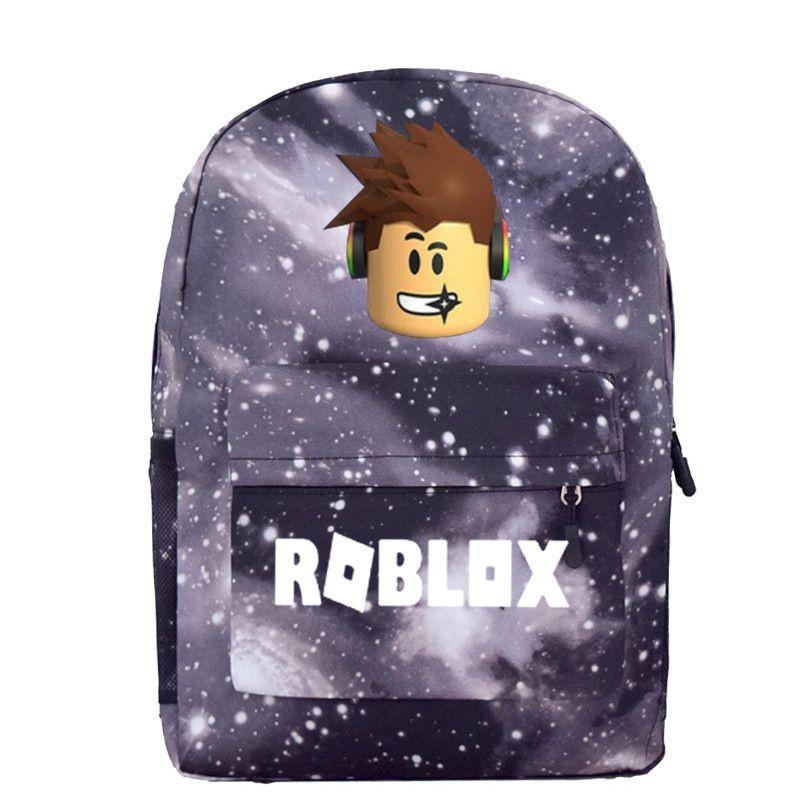 Roblox School Backpack Student Canvas Bag Boys Casual Outdoor Climbing Backpack