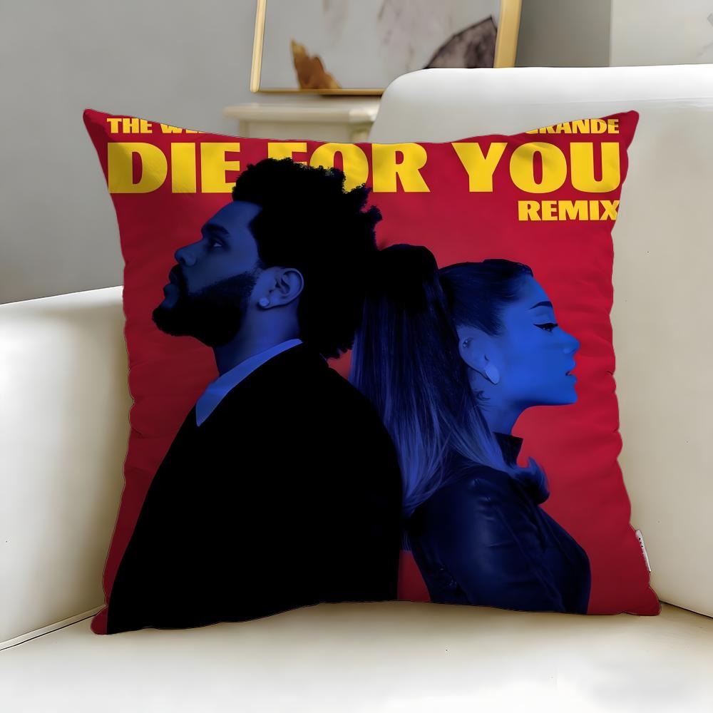 Популярный певец The Weeknd Наволочка Мягкая Легко стирающаяся Чехол для подушки Универсальный для Дивана Кровати Путешествий и Офиса