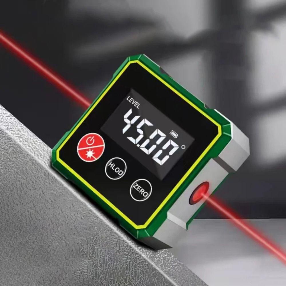 Multifunctional Laser Inclinometer Magnetic Digital Angle Finder Digital Inclinometer  Household